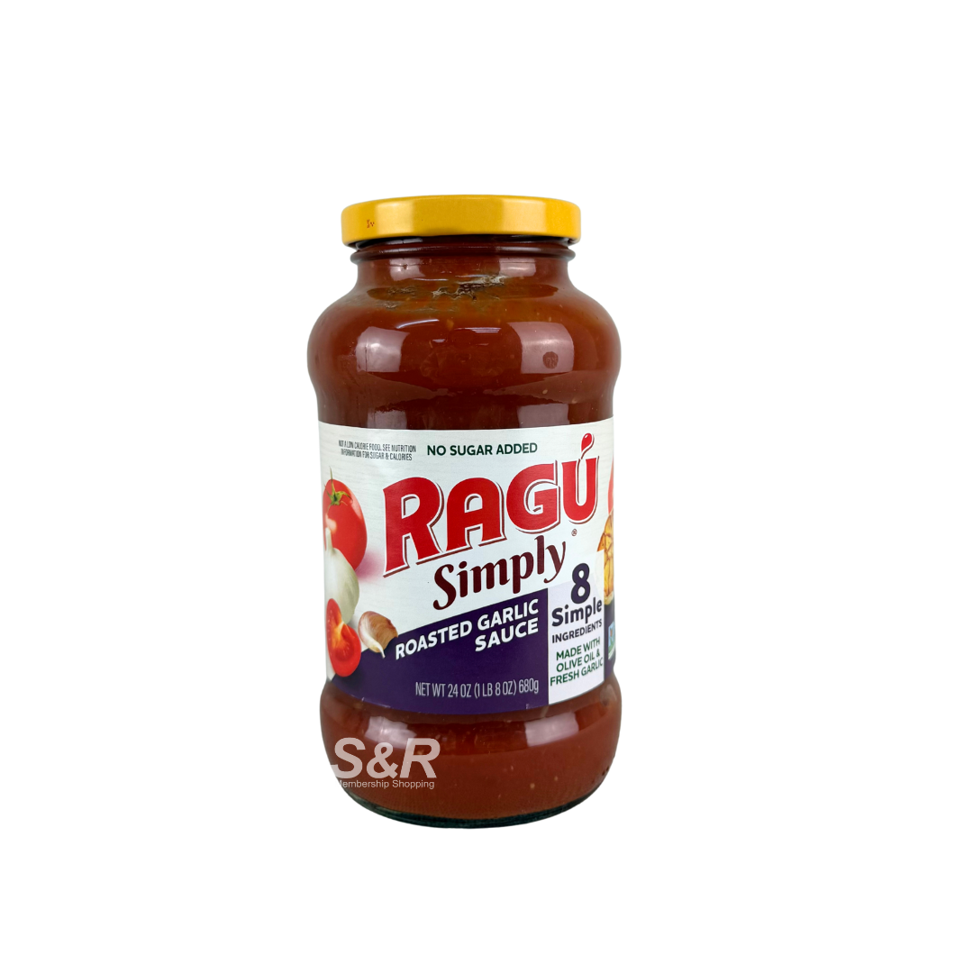 Ragu Simply Roasted Garlic Sauce 680g